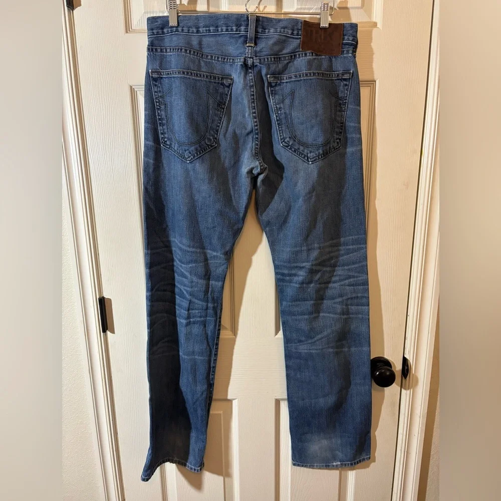 True Religion Men's Classic Indigo Straight Jeans
